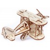 Drewniane puzzle mechaniczne 3D Wooden.City - Samolot T1