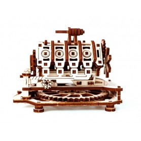 Drewniane puzzle mechaniczne 3D Wooden.City - Silnik V8 T1