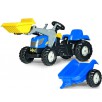 Rolly Toys Traktor Kid New Holland Łyżka Przyczep