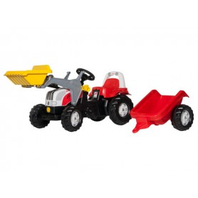 Rolly Toys Traktor Kid Steyr z Przyczepą Łyżką