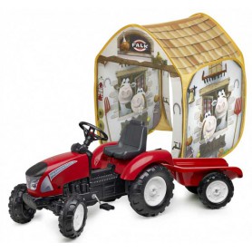 FALK Traktor Garden MASTER z Przyczepką + Namiot