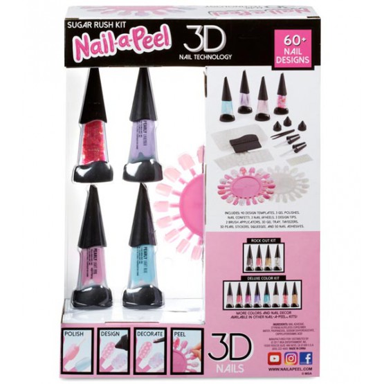 MGA Nail-a-Peel Theme Kit- Sugar Rush