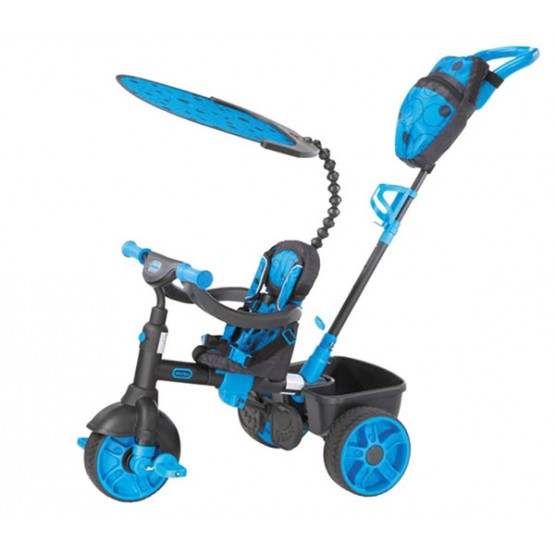 LT Rowerek Trójkołowy 4 w1 Deluxe Ed-Neon Blue