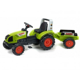 FALK Traktor CLAAS ARION z przyczepą zielony