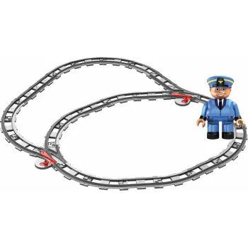 TORY KOLEJOWE 28 EL. DO KOLEJKI MUBI + FIGURKA