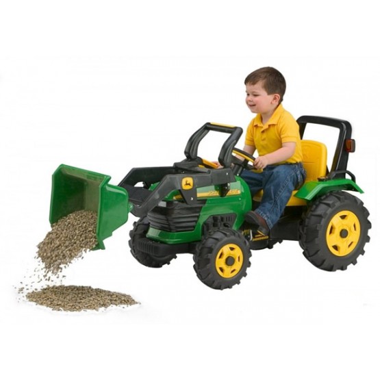 PEG PEREGO Traktor Koparka John Deere Ground 12V