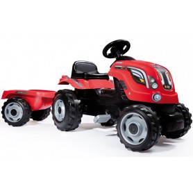 SMOBY Traktor z przyczepą FARMER XL czerwony