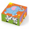 VIGA Kostki Logiczne Puzzle - Zoo