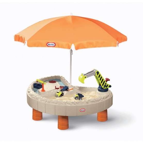 LITTLE TIKES Piaskownica Plac Budowy z Parasolem