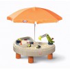 LITTLE TIKES Piaskownica Plac Budowy z Parasolem