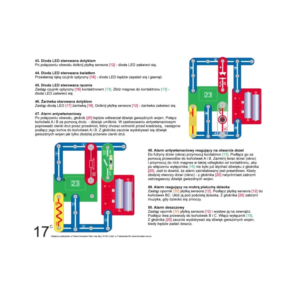 Edukacyjny zestaw z samochodem i łódką