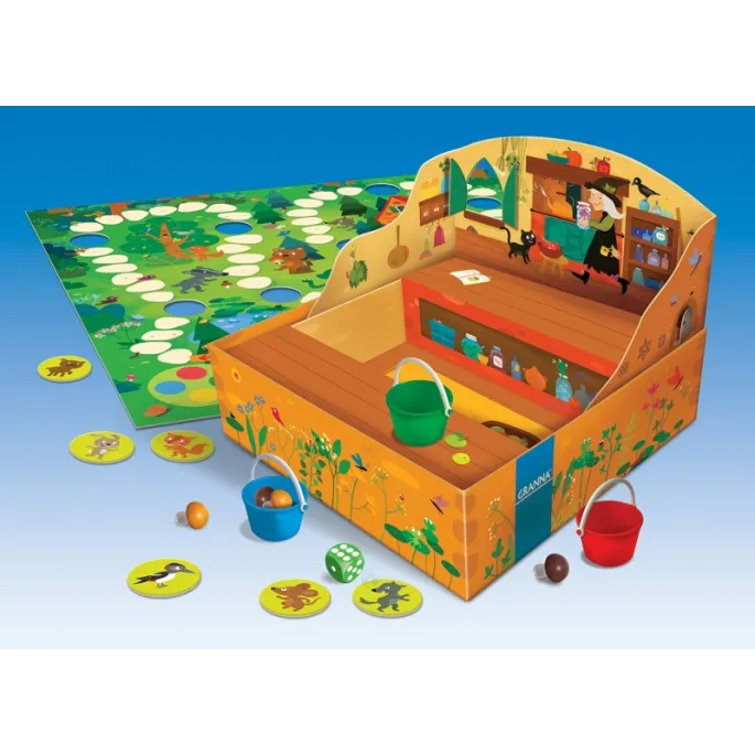 Rozwijająca gra dla dzieci od 4 roku życia z grzybami