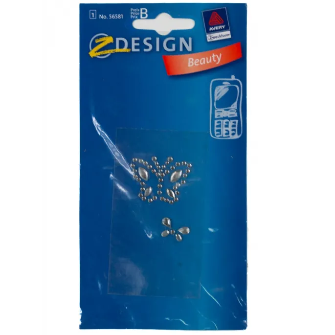 Eleganckie naklejki motylków na telefon komórkowy