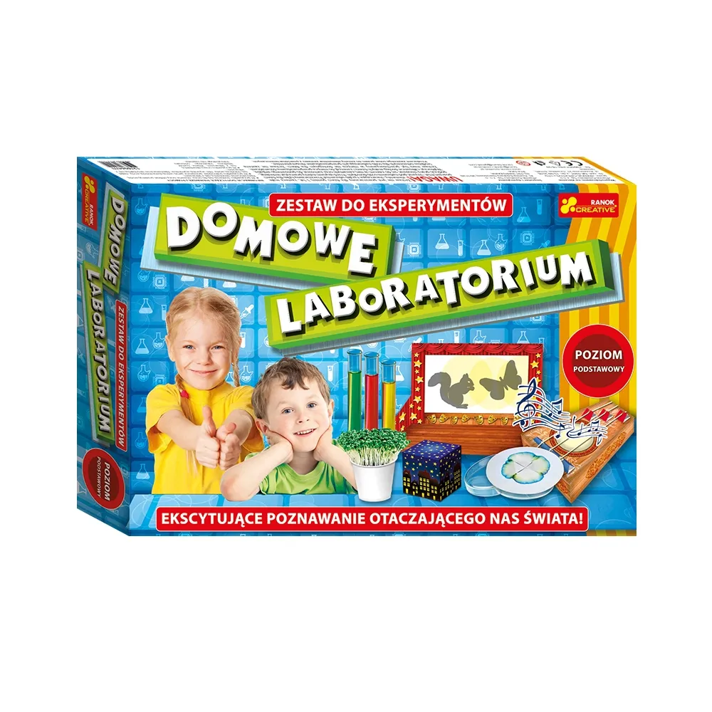 DOMOWE LABORATORIUM EKSPERYMENTY POZIOM PODSTAWOWY RANOK