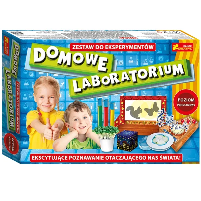 Dziecięce laboratorium do eksperymentów z chemii i fizyki