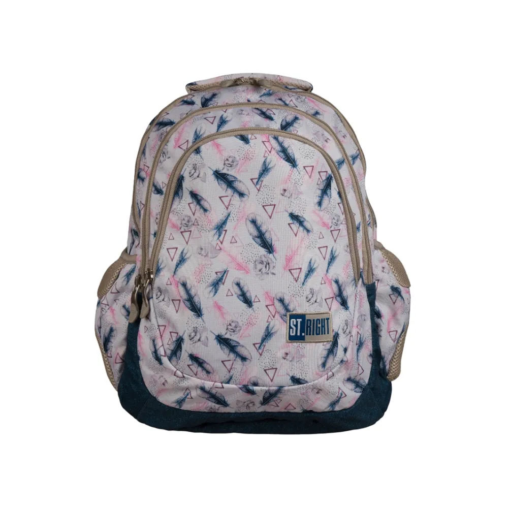 PLECAK MŁODZIEŻOWY PIÓRKA RÓŻE BP-06 ST.RIGHTCZ