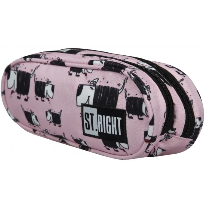 Kolorowy piórnik St.Right idealny do szkoły i na wycieczki.