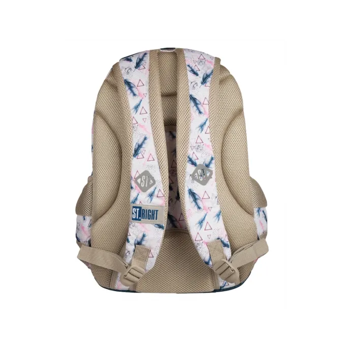 Pojemny plecak na laptopa z atrakcyjnym wzorem