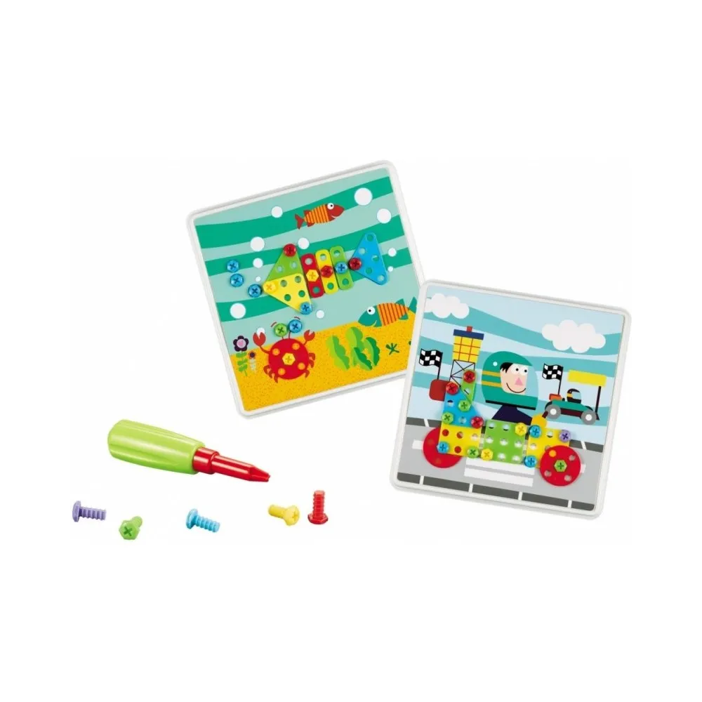 ŚRUBKOWY TRENING MAŁEJ RĄCZKI KREATYWNA ZABAWA G2