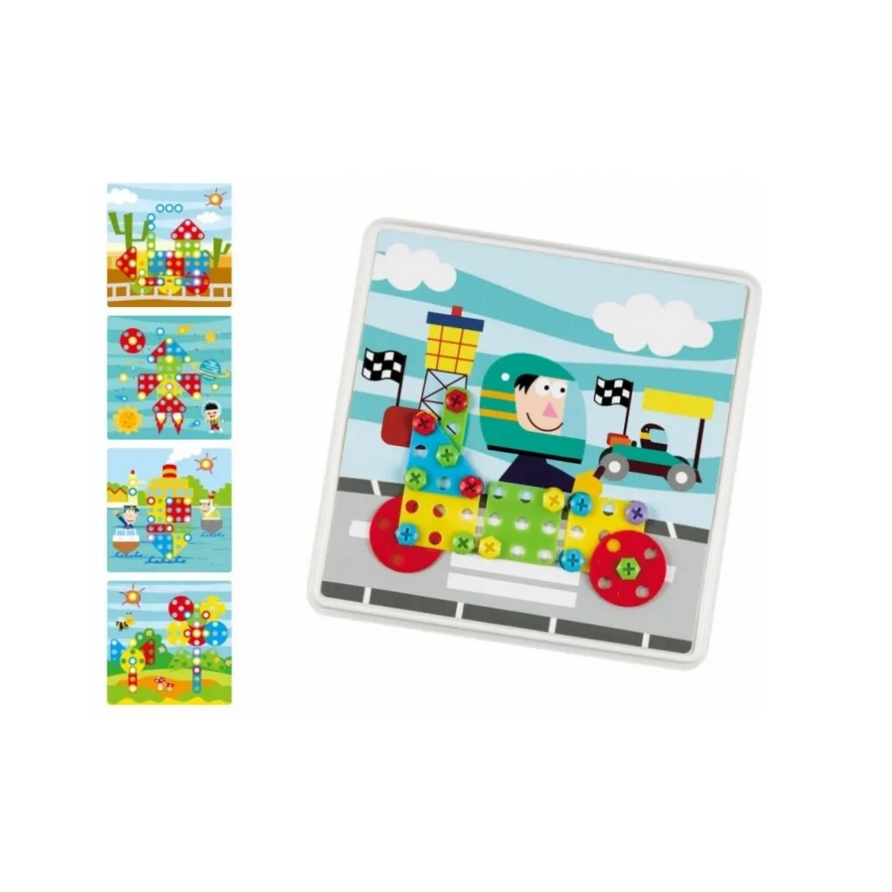 ŚRUBKOWY TRENING MAŁEJ RĄCZKI KREATYWNA ZABAWA G2