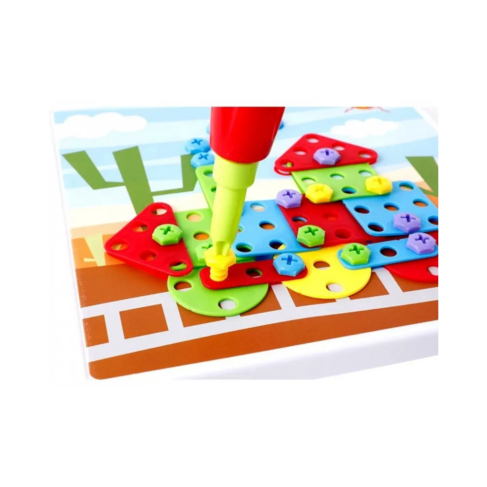 ŚRUBKOWY TRENING MAŁEJ RĄCZKI KREATYWNA ZABAWA G2