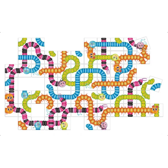 Zakręcone robale - kreatywna gra logiczna dla całej rodziny.