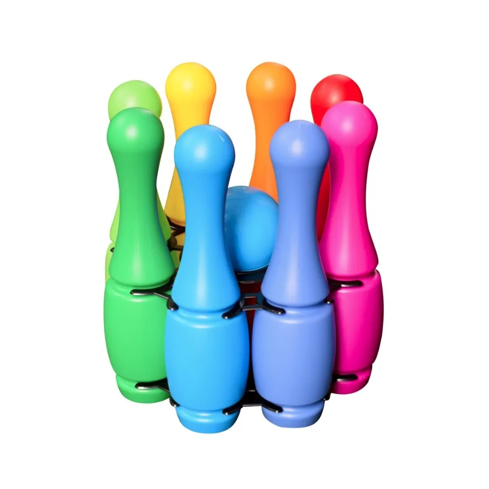 KOLOROWE PLASTIKOWE KRĘGLE KULA STOJAK 11 EL. G3