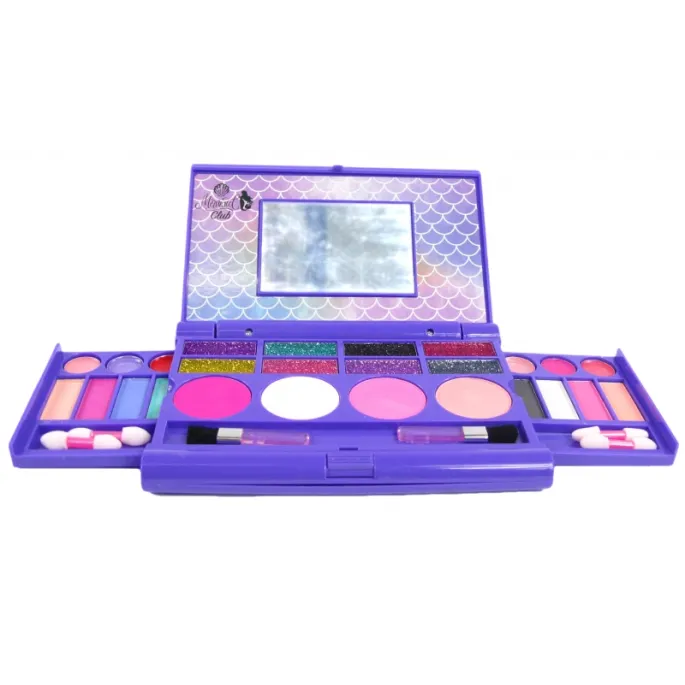 Kasetka z kosmetykami do makijażu z motywem syrenek