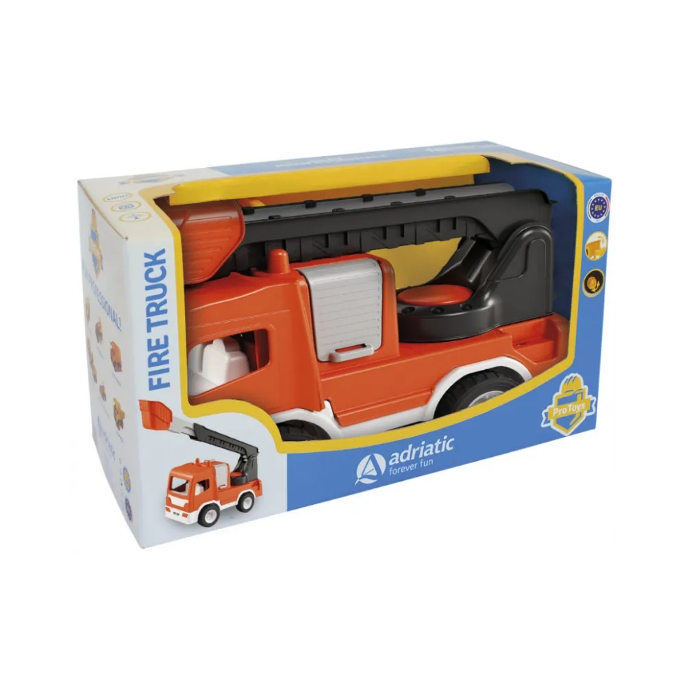 DUŻY WÓZ STRAŻACKI WYSUWANA DRABINA ADRIATIC 1:16 G3