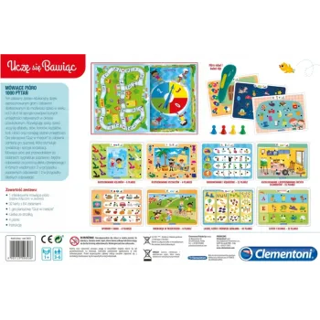 MÓWIĄCE PIÓRO LICZBY 1000 PYTAŃ 64 ZADAŃ CLEMENTONI G3