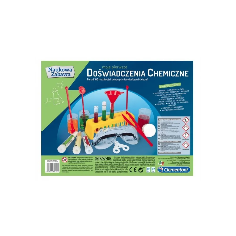 Moje pierwsze doświadczenia chemiczne CLEMENTONIG3