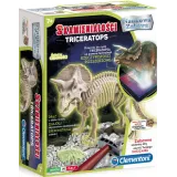 SKAMIENIAŁOŚCI TRICERATOPS NAUKOWA ZABAWA G2