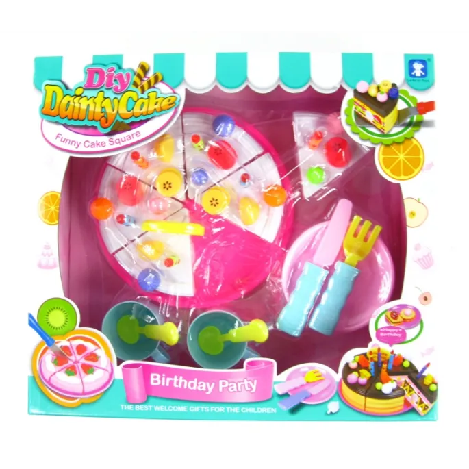 Zestaw do zabawy - tort urodzinowy z akcesoriami