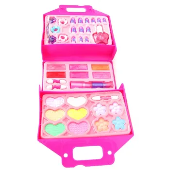 SKŁADANA WALIZECZKA DO MAKIJAŻU CIENIE BŁYSZCZYKI TIPSY