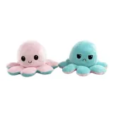 OŚMIORNICZKA MASKOTKA DWUSTRONNA NIEBIESKO-RÓŻOWACZ