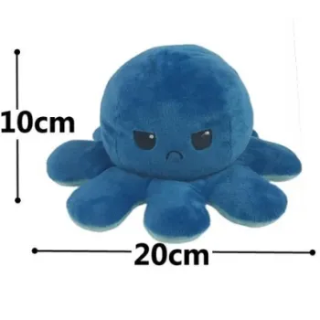 OŚMIORNICZKA MASKOTKA DWUSTRONNA NIEBIESKO-RÓŻOWACZ