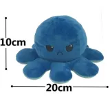 OŚMIORNICZKA MASKOTKA DWUSTRONNA NIEBIESKO-RÓŻOWACZ