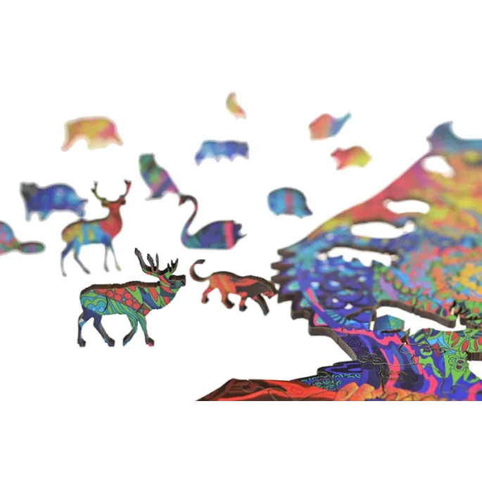 Unikatowe drewniane puzzle na przytulne wieczory