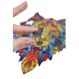 EKOLOGICZNE DREWNIANE PUZZLE TAJEMNICZY WILK 140 zabaweczka