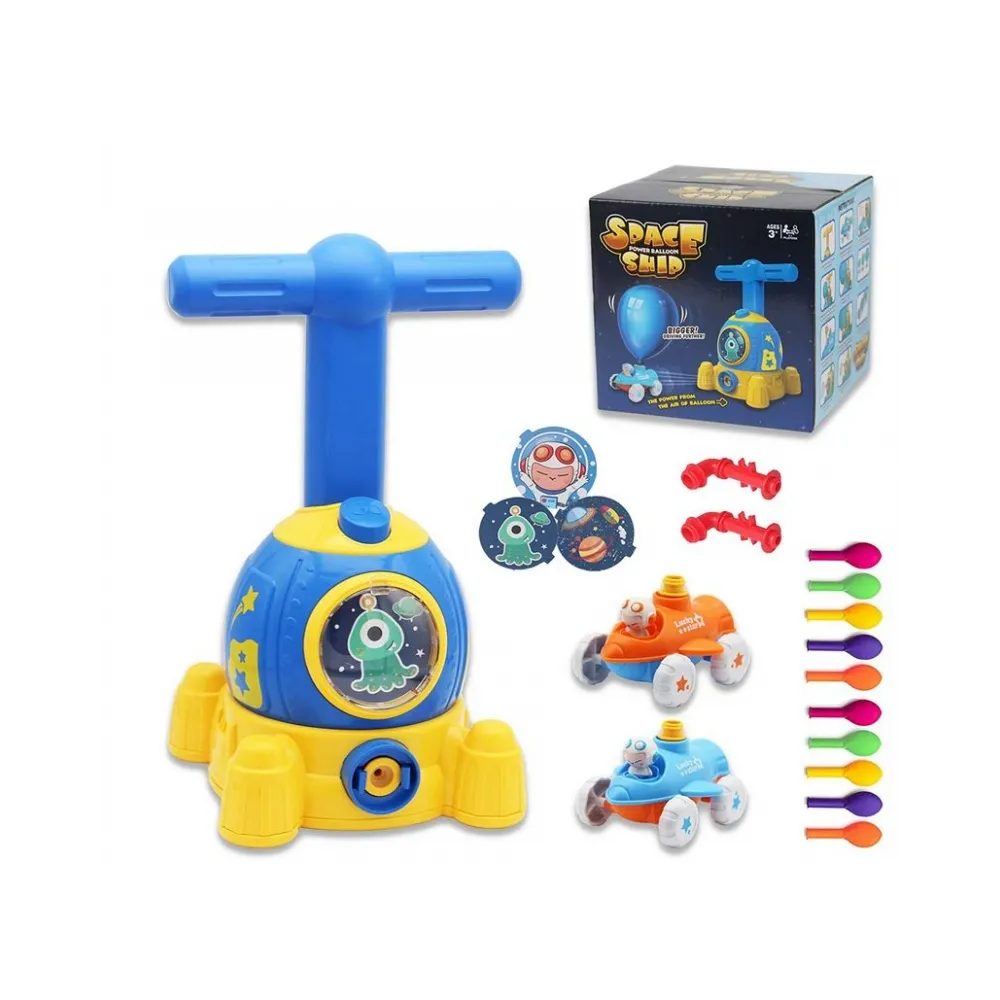 RAKIETA SAMOCHÓD POJAZD BALONY WYRZUTNIA NA POWIETRZECZ