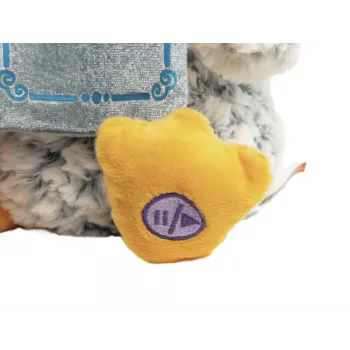 Duża pluszowa Mądra sowa mówi po polsku opowiada bajki G2