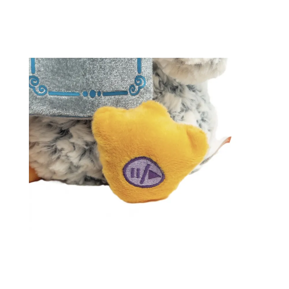 Duża pluszowa Mądra sowa mówi po polsku opowiada bajki G2