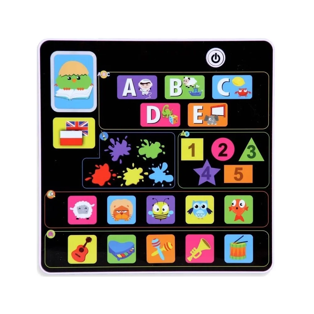 INTERAKTYWNY TABLET MÓWI PO POLSKU ANGIELSKU