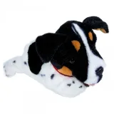 Figo - biało-czarno-brązowy piesek dla dzieci