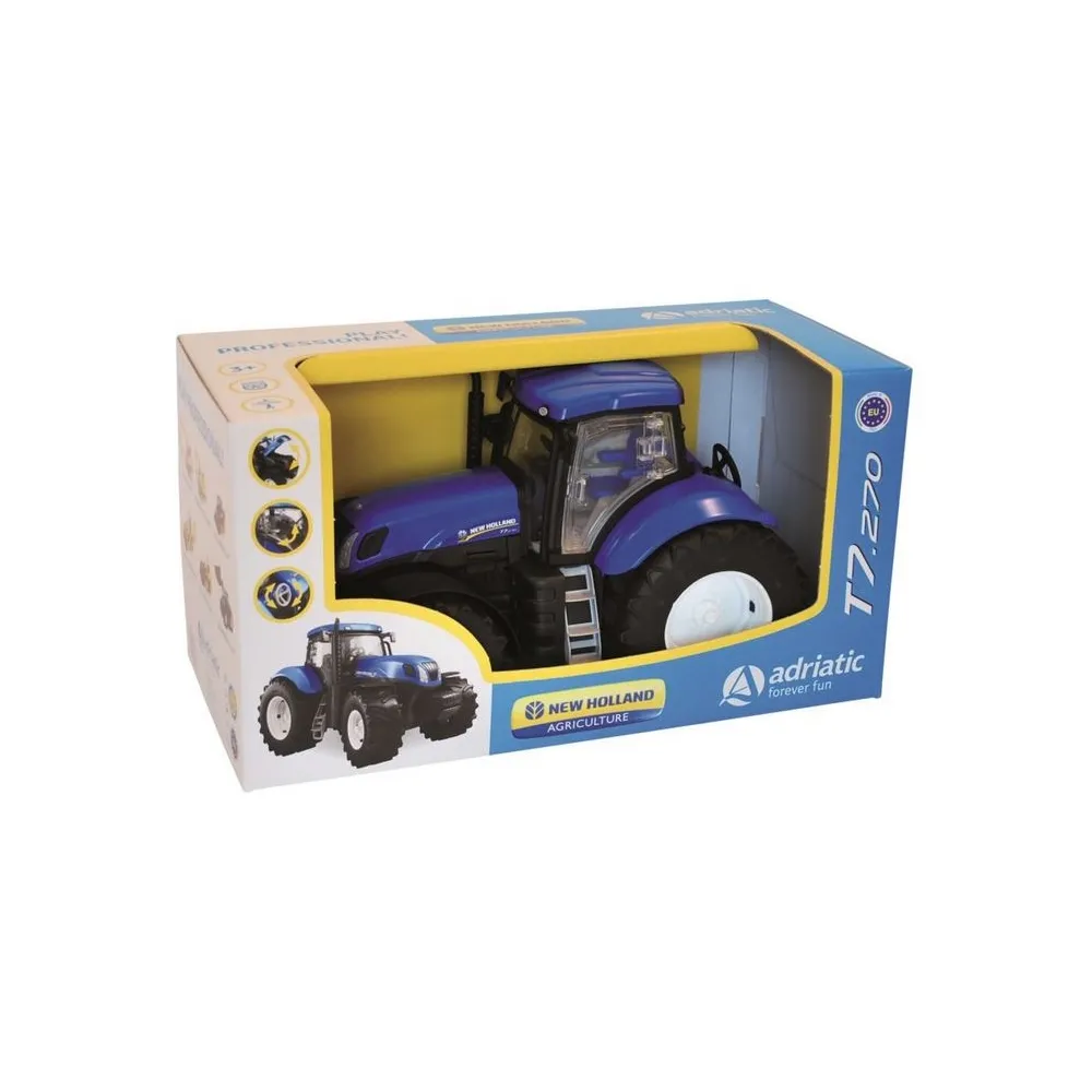 DUŻY TRAKTOR NEW HOLLAND OTWIERANE DRZWI 1:16 G3