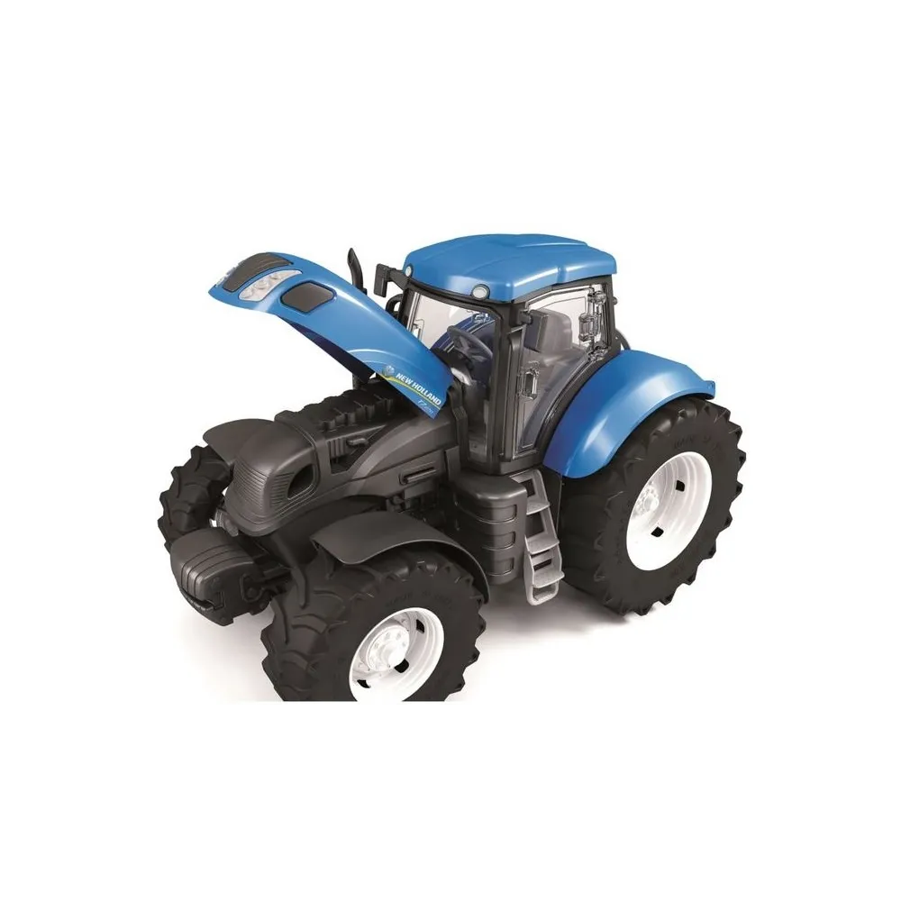 DUŻY TRAKTOR NEW HOLLAND OTWIERANE DRZWI 1:16 G3