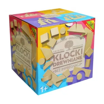 DREWNIANE KLOCKI EKOLOGICZNE NATURALNE OD 1 ROKU 54 EL G3