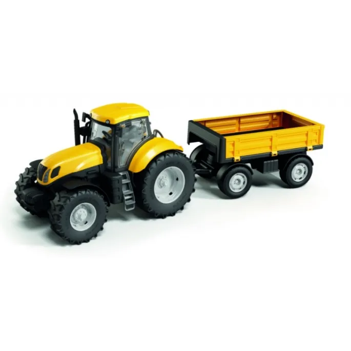model dużego traktora z przyczepą w skali 1:16