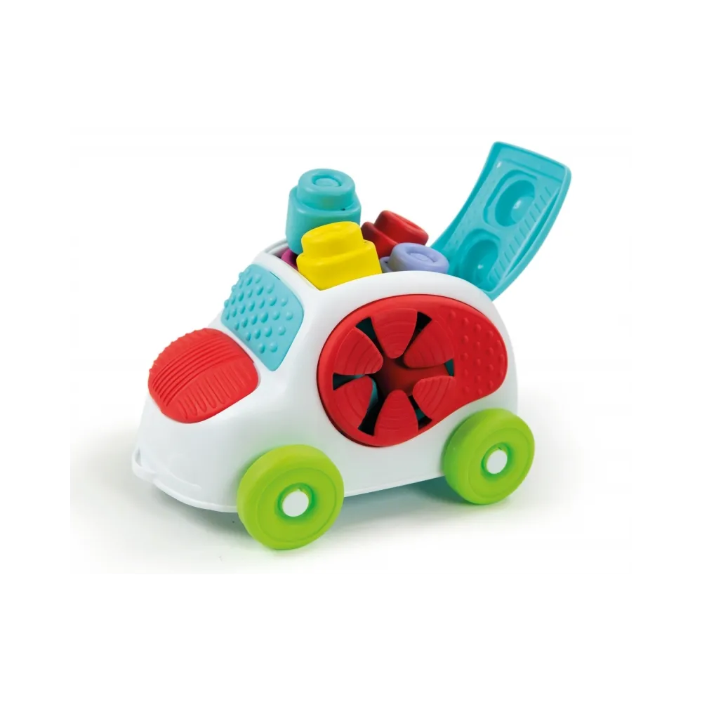 Sensoryczne autko Clemmy schowek na klocki Clementoni G2