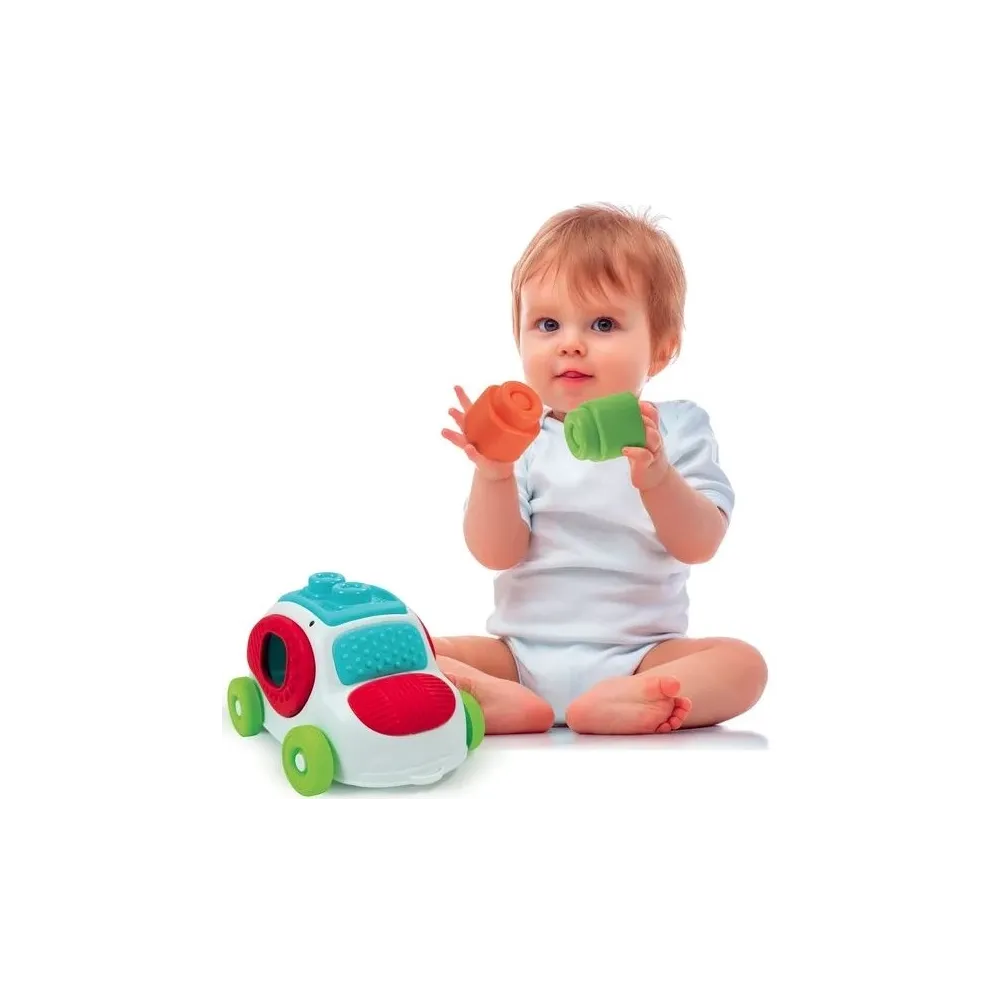 Sensoryczne autko Clemmy schowek na klocki Clementoni G2